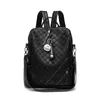 wholesale ladies shoulder bag 4 colors soft embossed leather handbag college wind outdoor sports leisure backpack double zipper pendant fashion backpacks 663#