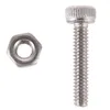 Hand Tools 100Set M2x10mm Hex Socket Head Knurled Cap Screws Bolts Nut