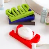 Soap Dishes Letter Shape Dish Holder Hollow Design Non Residue With Water Shelf Sponge Debris Storage Drop Delivery Home Garden Bath Dhh7D