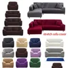 Stuhlhussen 1/2/3/4-Sitzer Sofa Er Polyester Volltonfarbe Rutschfeste Couch Ers Stretch Möbelschutz Wohnzimmer Sofa Sliper Dr. Dhndy