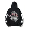 Rrr123 22fw New "gaomu Street" Print Made Old Wash Hooded Sweater Graffiti Loose Fit