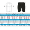 Racing Sets 2023 Teika BH Ciclismo Jersey Set Men Manga curta Summer Summer Rouped Bib Bib Shorts ROPA DE CONCLUPLINI CICLISMO MAILLOT HOMBRE