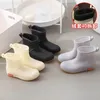 Rain Boots Rubber Water Boot Spring Outdoor Fashion Casual Shoe 2023 Winter Thicken Cotton Cover Work 230330