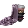 New Plain Glitter Shimmer Fringe Schal Schal Lady High Quality Wrap Stola Bufandas Muslim Hijab