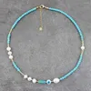 Choker 2023 Freshwater Pearl Necklaces For Women Natural Stone Necklace Jewelry Bohemian Beaded Jewellery Fashion Collier