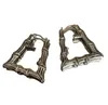 European and American Letter Earrings Exaggerate Personality Retro Old Style Earrings Female2581