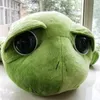 vente en gros de haute qualité 20 cm animaux en peluche super vert grands yeux tortue tortue animal enfants bébé anniversaire jouet de Noël cadeau