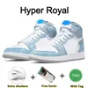 Jumpman Air Jordan 1 Basketball Shoes Athletics Sneakers Running Shoe For Women Sports Torch Hare Game Royal Pine Green Court With Box 36-47
