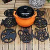 Table Mats & Pads Cast Iron Wrought Insulation Pot Bowl Pad Placemat Plate Mat Kitchen European Antique Furniture DecorationMats MatsMats