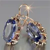 Pendientes de tuerca de copo de nieve de circón exquisitos para mujer, pendientes de flores de cristal de diamantes de imitación brillantes GC2005