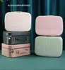 Resväskor Fashion Cute Makeup Portable Home Storage Box Cosmetic Bag stor kapacitet Resor toalettartiklar 230330