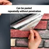 Wallpapers 280x50cm Brick Pattern Design 3D Wall Stickers Self-Adhesive Wallpaper Waterproof And Moisture-Proof Home Decoration