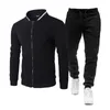 Men's Tracksuits Men's Track and Field Wear 2PC Men's Spring and Autumn Sports Wear Casual Zipper Jacket Pants Set Sweatshirt Set Men's Set 230330