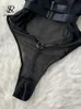 nxyセクシーホローアウトプレイスーツ女性ストラップ透明な薄いスリムジャンプスーツサマーメッシュレースクラブボディスーツ230328