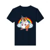 T-shirts pour hommes T-shirt col rond imprimé Hamster roue rongeur à manches courtes haut en coton hommes sur mesure mode