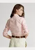 Women's Polo Shirts Fashion Korean Embroidery Small Horse Short Sleeve Tops Cotton Casual s Female TurnDown Collar Button 230330