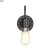 Lampade da parete IWHD Black Iron Wrount Retro Lights Fixtures Home Living Room Loft Style Lampada vintage industriale Lampada per scale