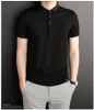 Camisetas masculinas masculinas de algodão spandex de luxo de luxo de cor sólida de manga curta Hight Hight Quality Casual Man T-shirts 4xl