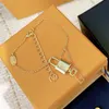 Grand Luxury Women Bracelet Classic Designer Brand Word Print Lock Key Accessories Brass Plating Thick Gold Bracelet Lockit Series