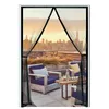 Sheer Curtains Magnetic Door Screen Custom Size Mosquito Net Curtain Fly Insect Automatic Closing Invisible Mesh For Kitchen indoor living room 230330