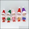 Dekoracje świąteczne dla dzieci lalki elfi