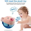 Electronic Plush Toys 160 Recordable Animal Electric Plush Filled Toys Cute Pig Rabbit Dog Plush Jump Ball Creative Music Dance Electric Pets 230329