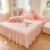 CAMA LACA LACE LACE Bedding Bedding Flechases Brophases Blue Lace Bedding Bedding feminino 230330