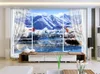 Wallpapers 3d wallpaper muurschilderingen sneeuwlandschap voor de woonkamer slaapkamer moderne tv achtergrond muurwanden 3 d