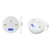 CO Carbon Monoxide Tester Alarm Warning Sensor Detector Gas Fire Poisoning Detectors LCD Display Security Surveillance Smart Home Safety Alarms