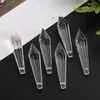 Chandelier Crystal 5PC Laser Faceted Prism Glass Single Pointed Obelisk Clear Pendant Arrowhead Dangle Parts Shiny Sun Catcher