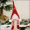 Kerstdecoraties Ed Light Tree Wol Gnome Doll Hangers Ornamenten Breien Crafts Kinderen Geschenk XMAS PARTY GYQ Drop Delivery Home G Dhyvd