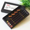 Dinware sets 8pcs housewarming cadeaubon 4 chopsticks houders handgemaakte Japanse natuurlijke houtset handgemaakt