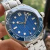 أعلى جودة رجال الساعات الحقيقة السيراميك مدي Rologio Blue 42mm MEN