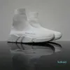 Chaussettes de créateur de mode vitesse 1.0 Chaussures décontractées plate-forme pour hommes coureurs noirs blancs chaussures maître maîtrise sneakers classiques vitesses