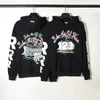 Rrr123 22fw New "gaomu Street" Print Made Old Wash Hooded Sweater Graffiti Loose Fit