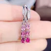 Hoop Earrings Natural Real Pink Tourmaline Earring 3 4mm 0.25ct 6pcs Gemstone 925 Sterling Silver Per Jewelry Fine X227209