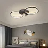 Plafoniere Modern Simple Circular LED Per Camera Da Letto Soggiorno Studio Calda Atmosfera Nordica Creativa Apparecchio Di Moda Per Interni