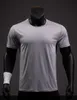 Mens Tshirts Quick Dry Tshirts Summer Running Jogging Crew Neck Athlete Sports Gym Fitness Pullover Tees Slim Fit Male 230330