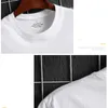 Mens TShirts Mens Tshirt Cotton Short Sleeve Man Fashion Big Size Bottoming Mens Tshirt Tops Round Neck Tee Summer White Tee 230412