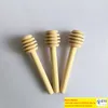 Wood Honey Stirrer Dinnerware 8cm 15cm Coffee Juice Mixing Stirring Stick Long Sticks Tea Stirrers Ecofriendly Milk Stir Bar Honeys