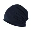 Basker ull stickar håravfallshuvud halsduk wrap gorras motorhuven stickad hatt män soild india stretch dragstring femme hiver#3