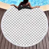 Classic Microfiber round Beach Towel 3D Digital Printing round Beach Towel Tassel Mat Towel Cloth