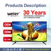 الشركة المصنعة Weier 32 بوصة LED TV Android WiFi Smart Television TV