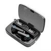 M18 TWS 5.0 EARPHONES 2000 MAH Laddningsbox Wireless Bluetooth M9-5 M19 Hörlurar 9D Stereo Sports Vattentäta hörlurar M20 M90 Buller Avbrytande headset Retail Package