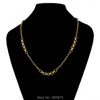 Choker Adixyn Unieke Desigh 45cm Gold Chain For Women Color Circle Necklace Fashion Jewelry African/Kenya/USA Style