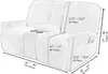 Kissen Dekorative Kissen Lehnsofabezüge 2-Sitzer mit Getränkehalter Samt-Stretch-Sofabezüge Mittelkonsole 230330