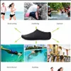 Andra festliga festleveranser Vattenssportskor tofflor Simning Nonslip Diving Socks Pure Color Summer Beach Seaside Sneaker Dro Dhxky