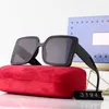 Mode G Buchstabe Luxus-Sonnenbrille Big G Sonnenbrille Frauen 2022 neue Mode einfache große Box