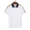 23SS Mens T-shirts Men Polos Casual Luxury Polo T Shirt Uomo Embroidered Tops Tees Medusa Cotton Polo-shirt Collar Shirts Camisa