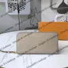 Luxurys Designers Womens Zippy Wallet Bicolor Flower Empreinte Leather Card Holder Organizer Long Coin Mini Purses Key Pouch Class329B